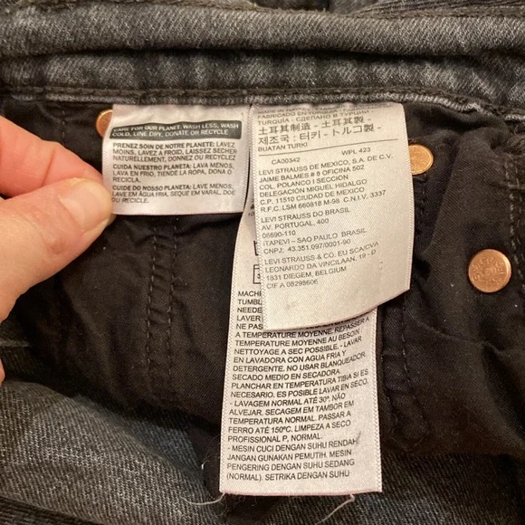 ♥️ HOST PICK ♥ LEVIS Premium Ribcage Straight 29W x 21L PETITE cropped high rise - Picture 8 of 11